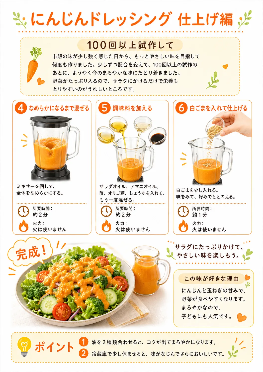 にんじんドレッシング 3