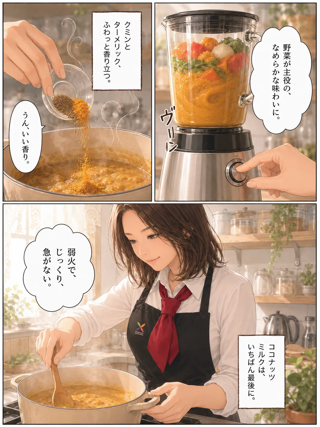 野菜が主役のペーストカレー 5