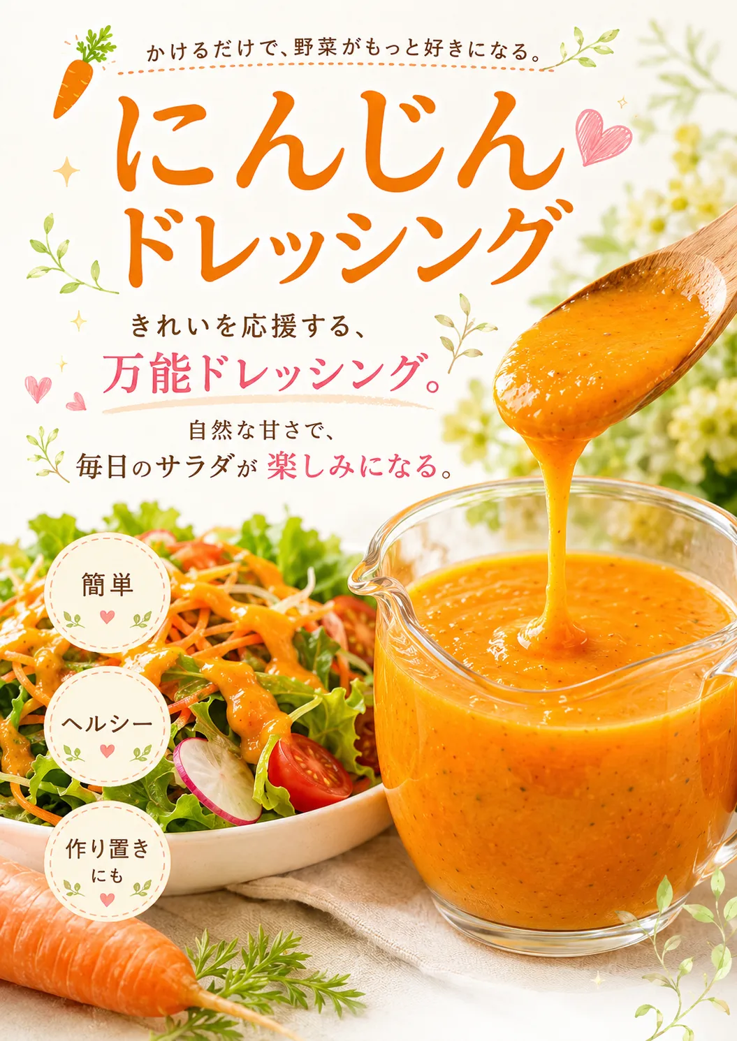 にんじんドレッシング 1